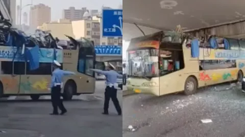 哈尔滨巴士削顶事故