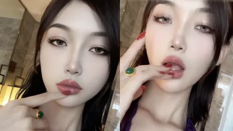 脸红Dearie反差