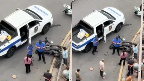 城管执法现场