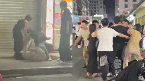 汕头街头大乱斗