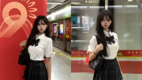 李紫君制服黑丝