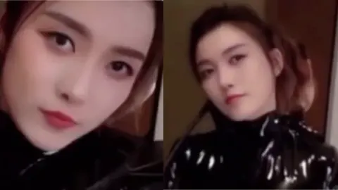 聂小雨黑色皮衣视频