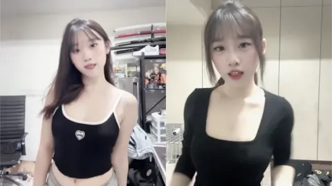 TikTok泡芙全裸自慰