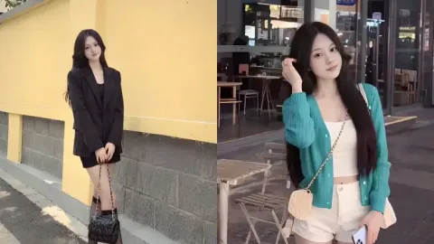 陈燕纯跪地服务