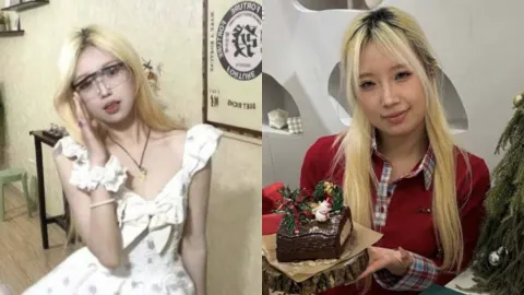 黄毛精神小妹反差