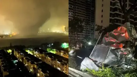 湖北黄冈鄂州龙卷风