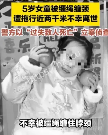 女童遭马匹拖行身亡