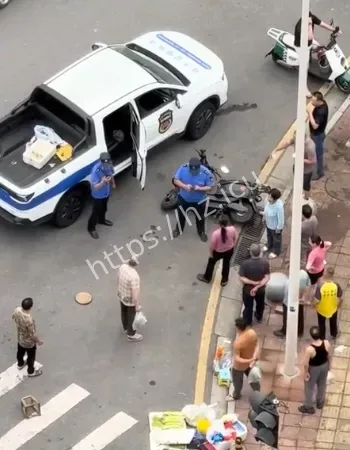 城管执法现场