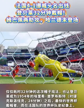 登贝莱帽子戏法