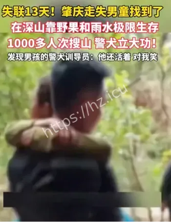 11岁男童深山获救