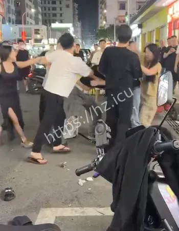 汕头街头大乱斗