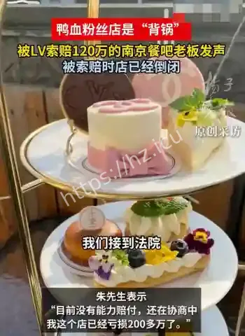 鸭血粉丝店被LV告侵权