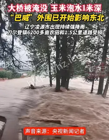 大桥被淹没