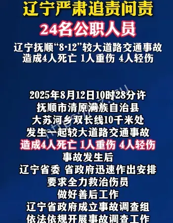 辽宁严肃追责