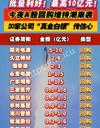 A股再次迎来批量利好